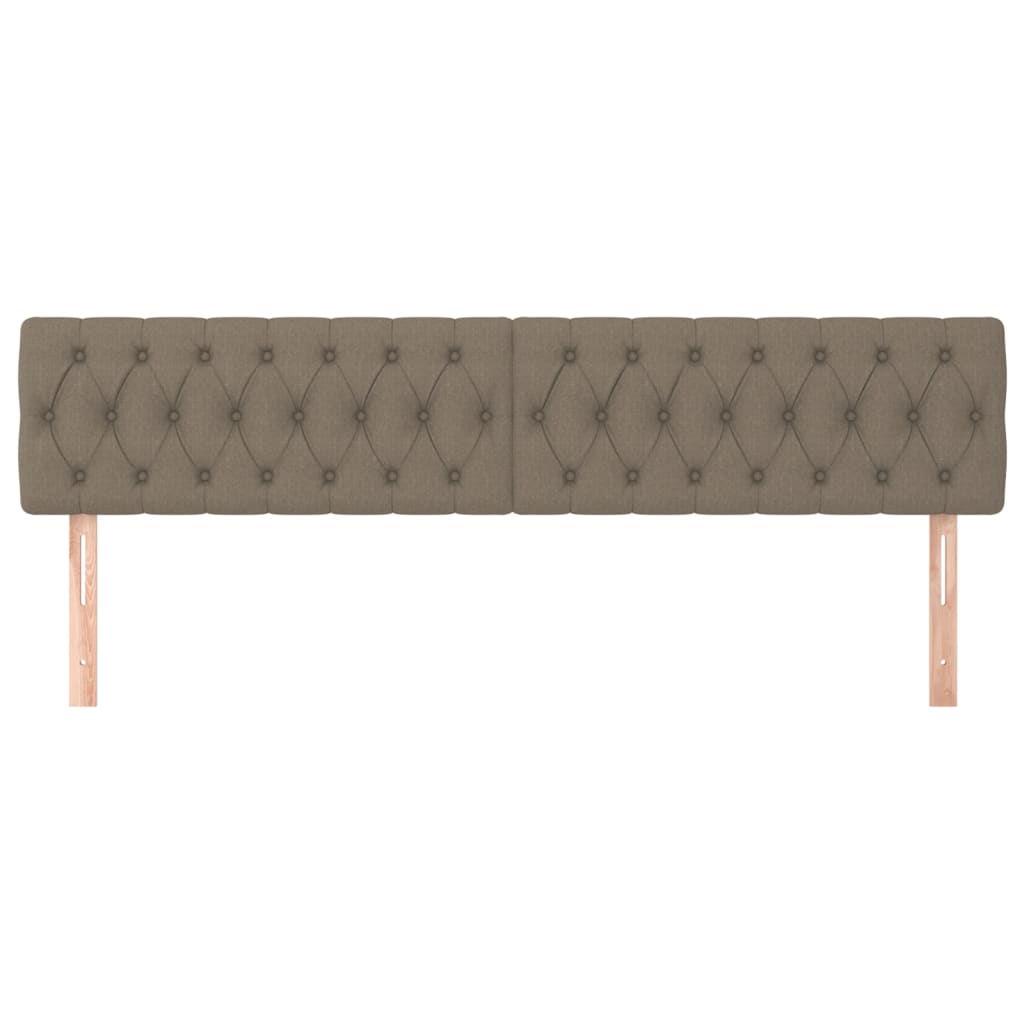 Kopfteil Hellgrau 80x7x118/128 cm Stoff