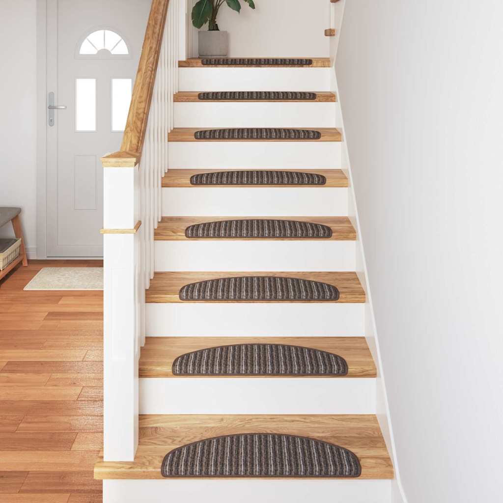 Selbstklebende Treppenschoner 15 pcs Anthrazit 56 x 17 x 3 cm