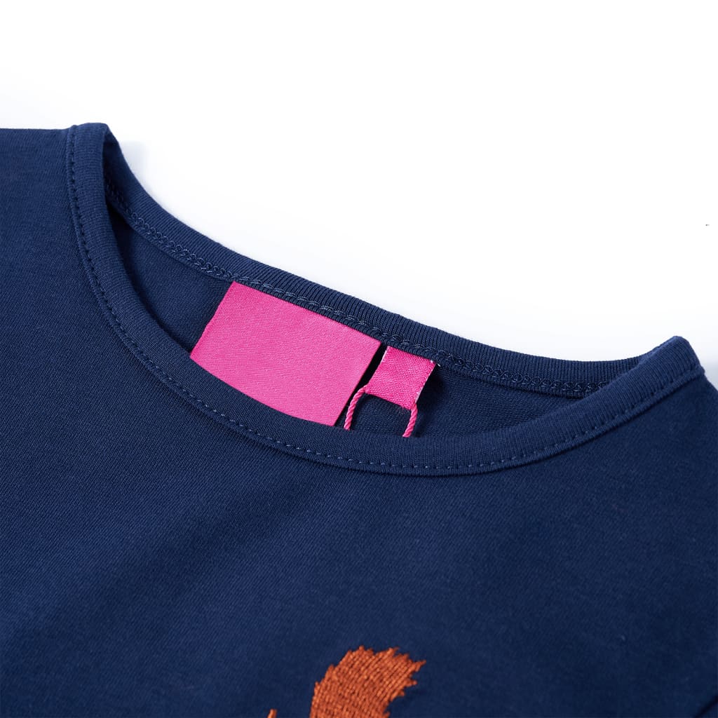 Kinder-Langarmshirt Hellrosa 104