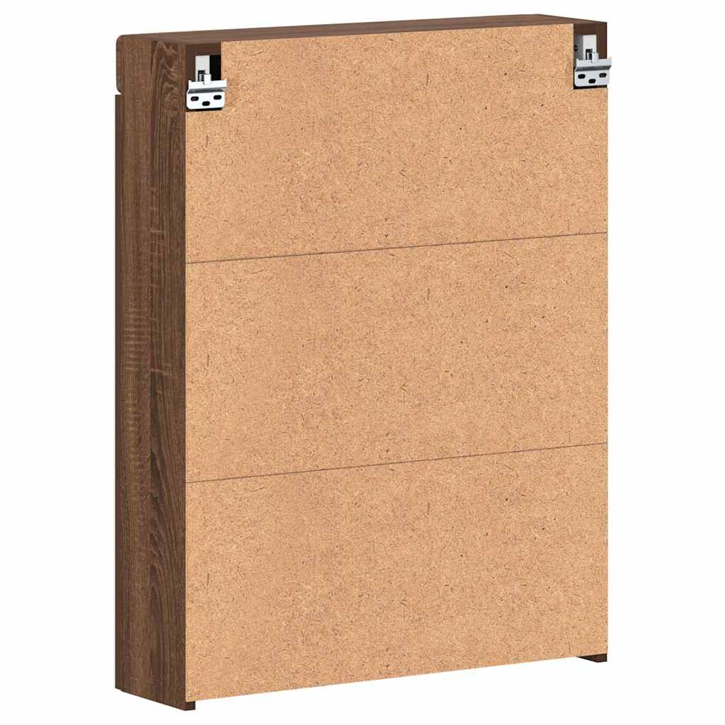 Badezimmermöbel-Set TULUM 2 pcs Weiß 60 x 34 x 63 cm