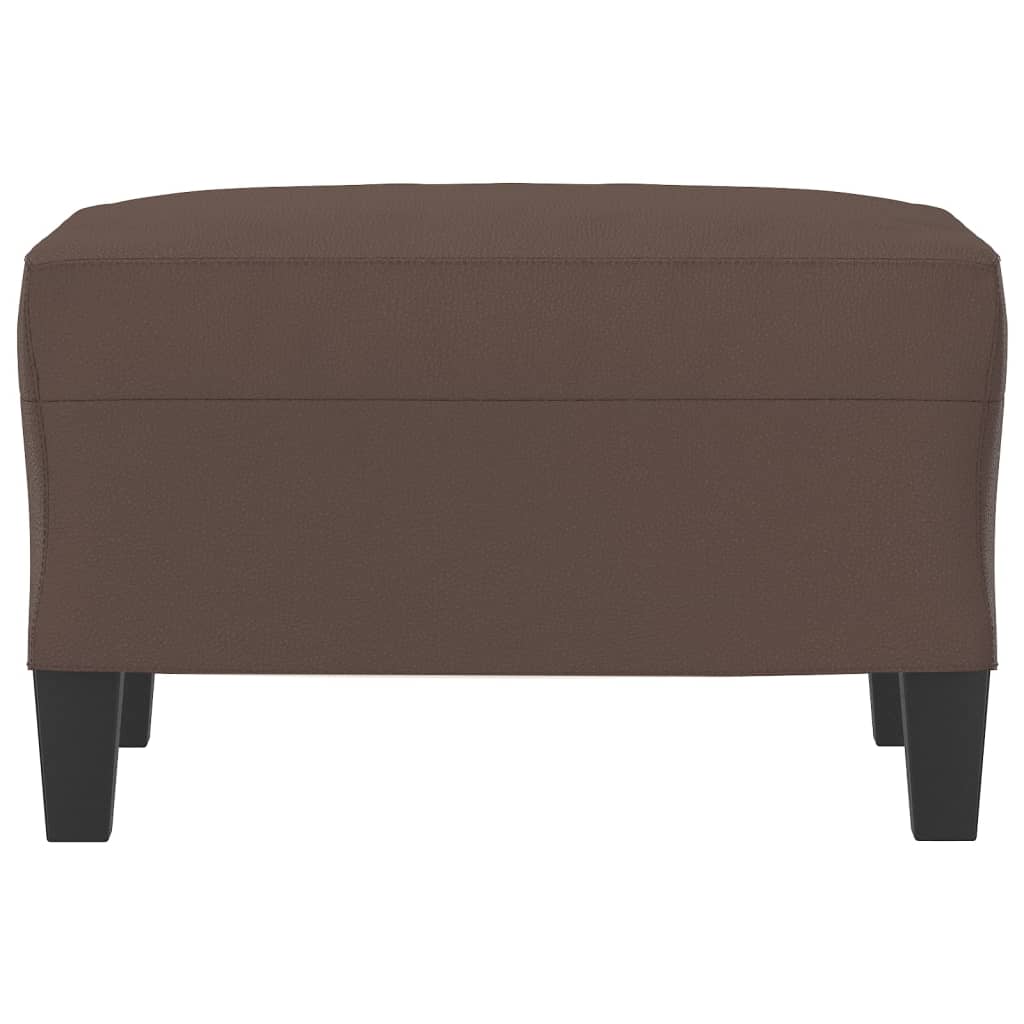 Fußhocker Schwarz 60x50x41 cm Kunstleder