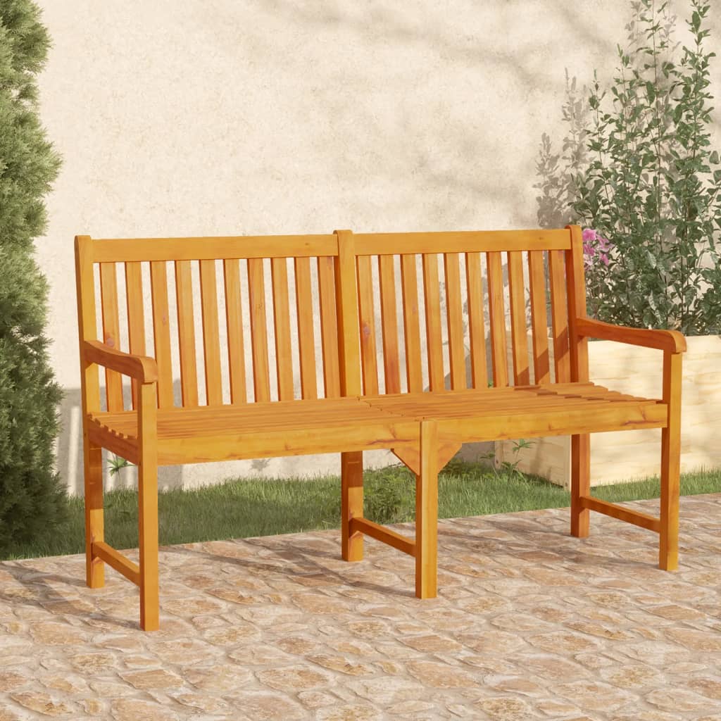 Bank Outdoor Natur 110 x 56 x 90 cm Massivholz Akazie