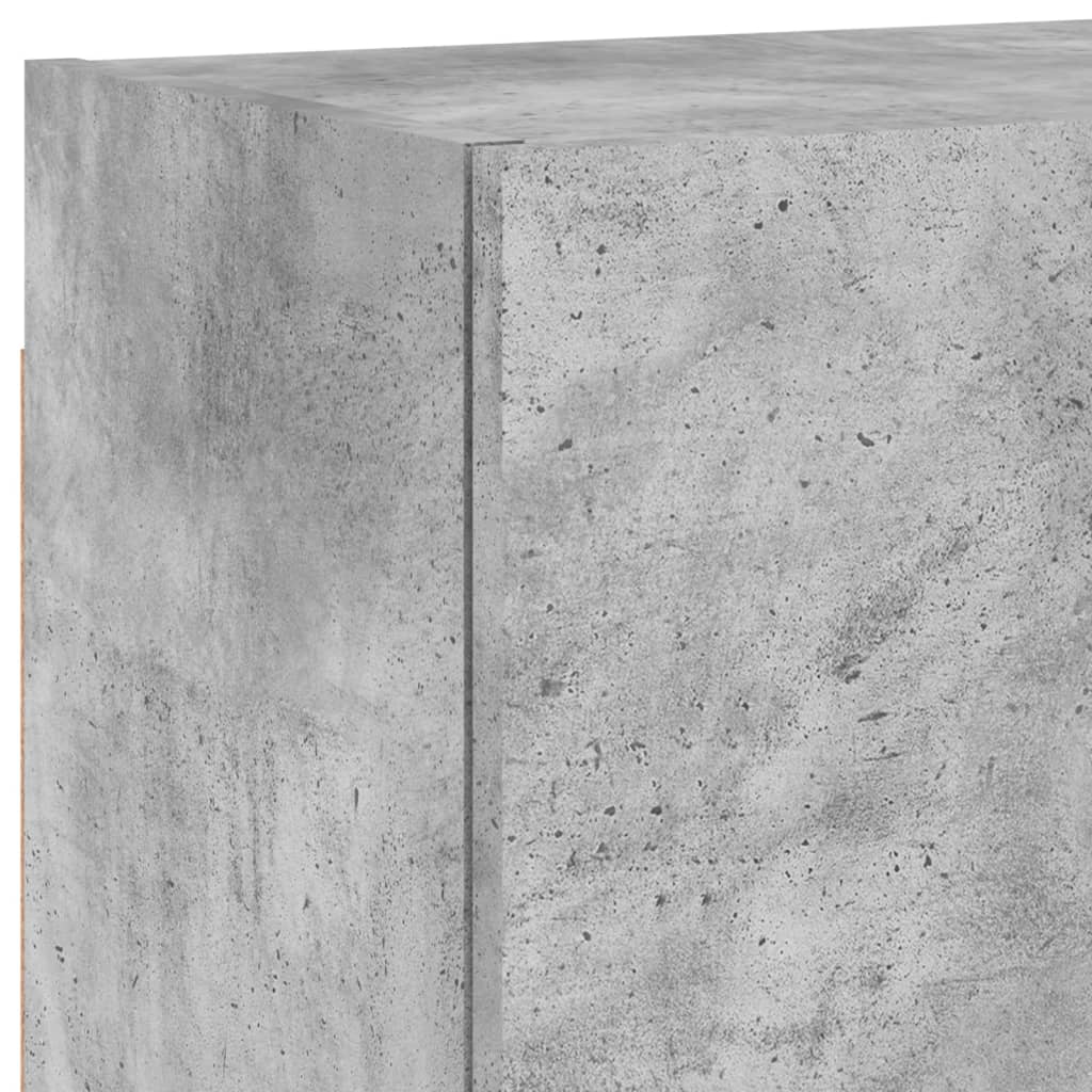 4-tlg. Wohnwand Weiß Holzwerkstoff
