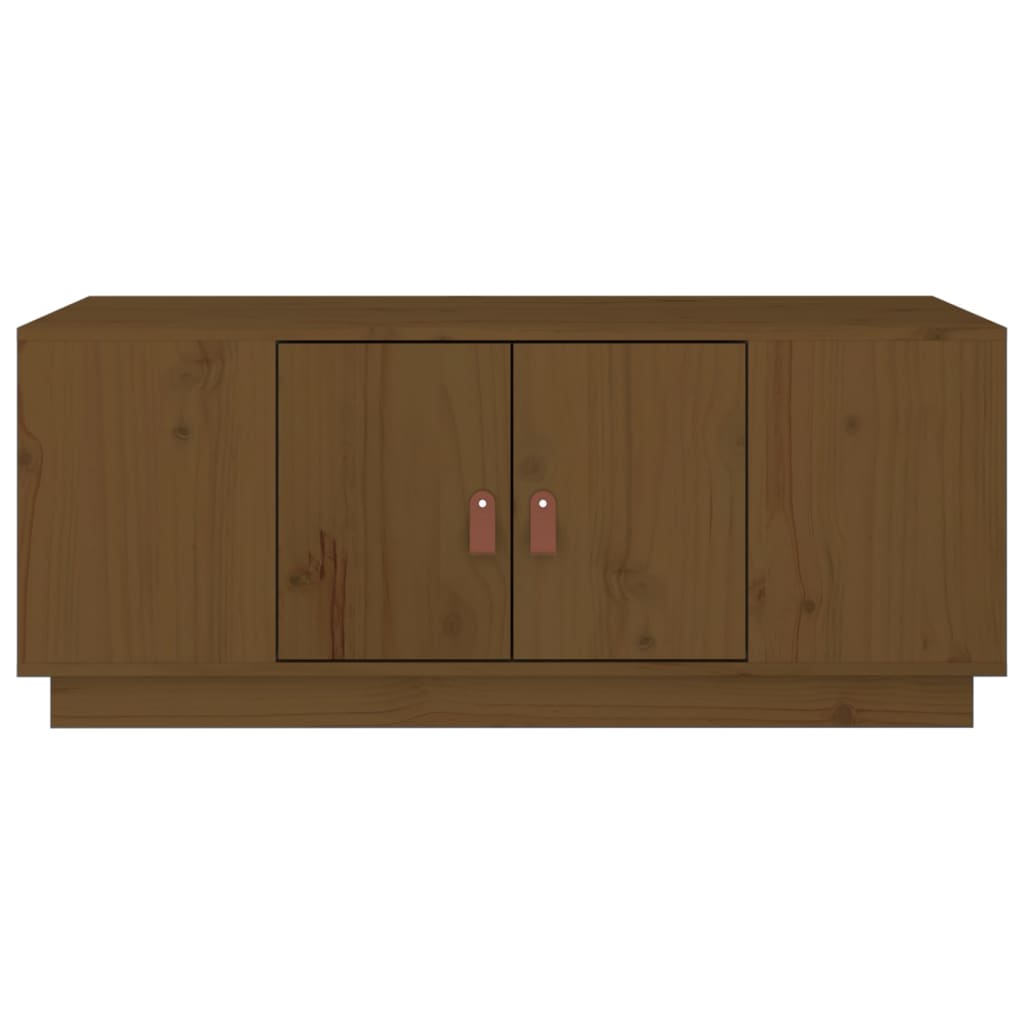 Couchtisch 100x50x41 cm Massivholz Kiefer