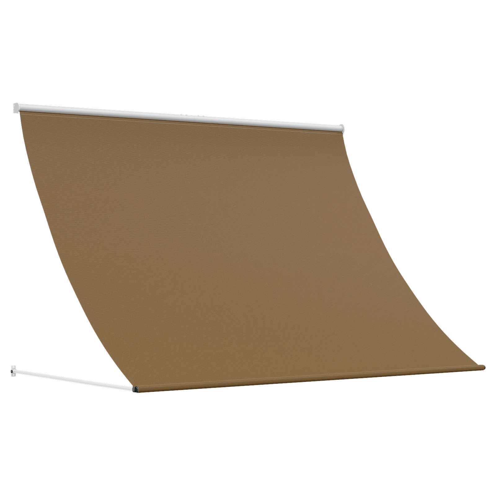 Einziehbare Markise 150×150 cm Blau und Weiß