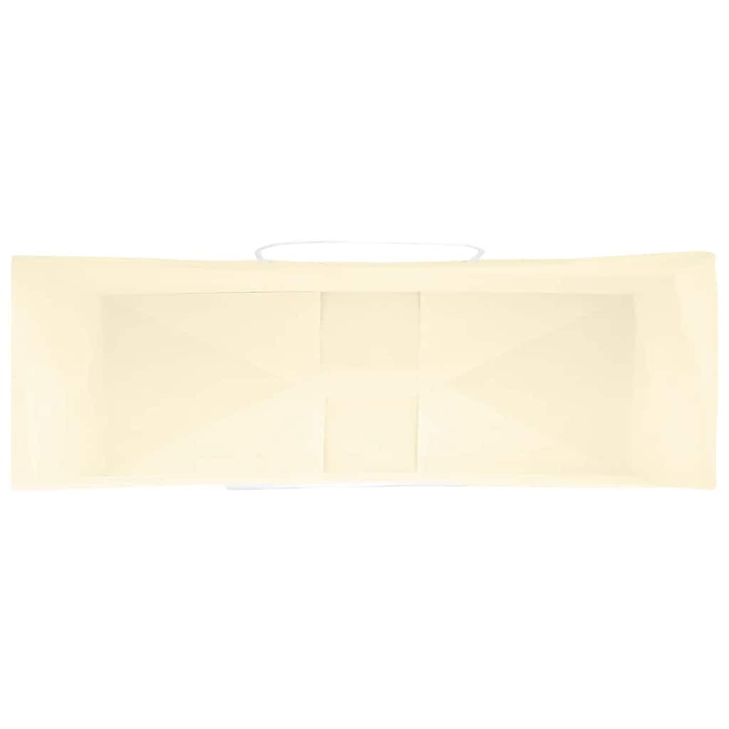 Papiertragetaschen 50 Stk. mit Henkeln Braun 21x11x36 cm