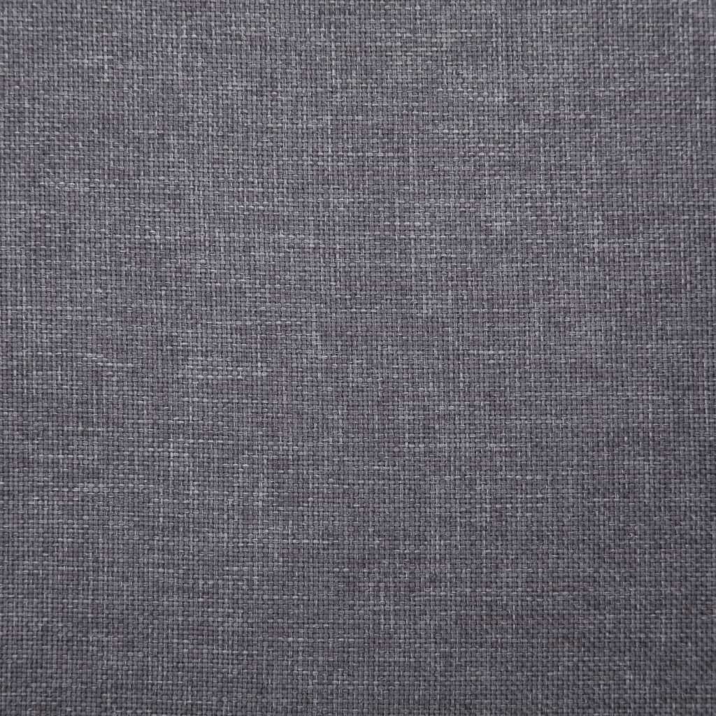 Sitzbank 139,5 cm Dunkelgrau Polyester