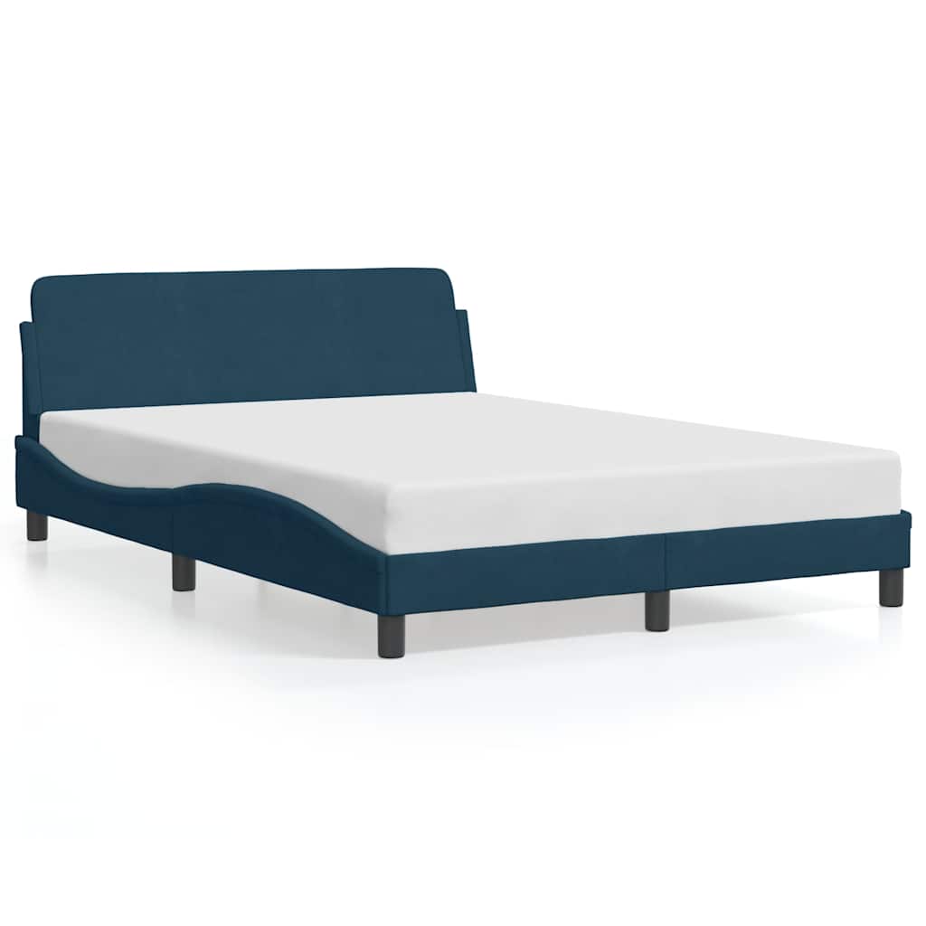 Bettgestell "Dover" Hellgrau 80x200 cm Samt