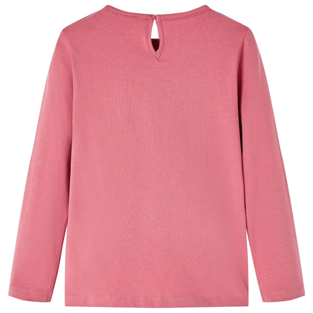Kinder-Langarmshirt Marineblau 104