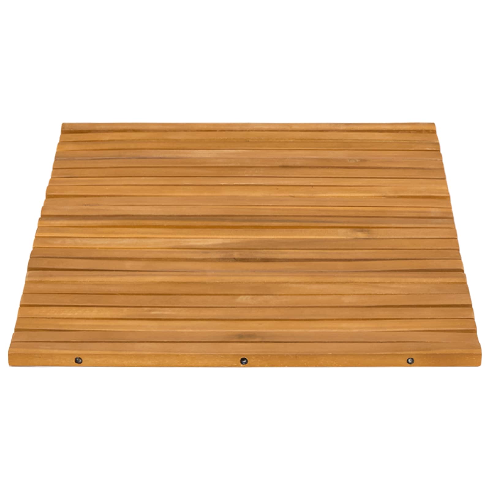 Badematte Braun 60 x 40 cm Massives Akazienholz