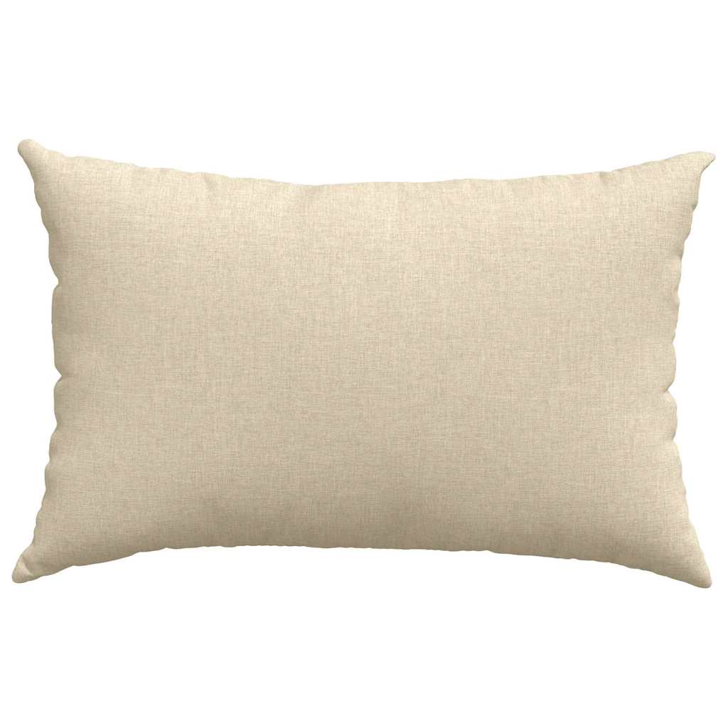 Sofakissen 2 pcs Hellgrau 50 x 30 cm Stoff