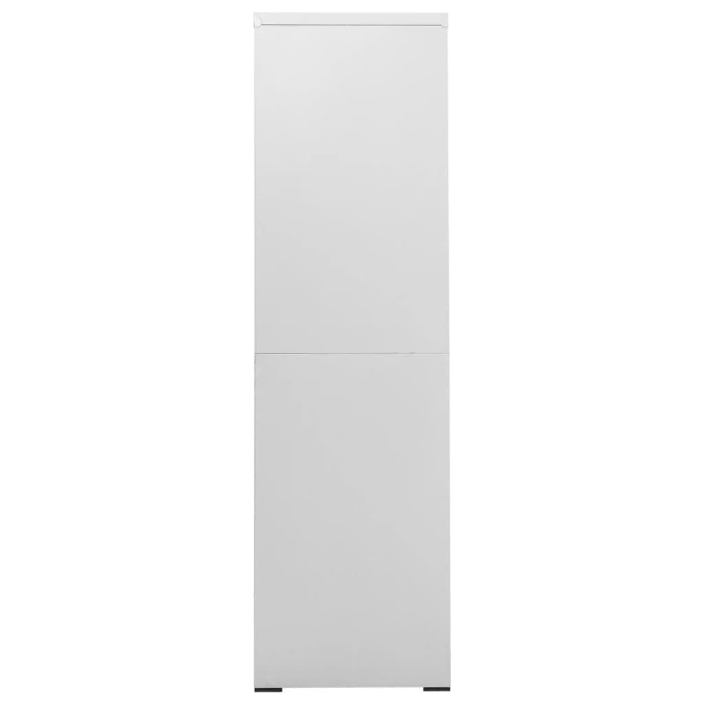 Aktenschrank Weiß 90x46x72,5 cm Stahl