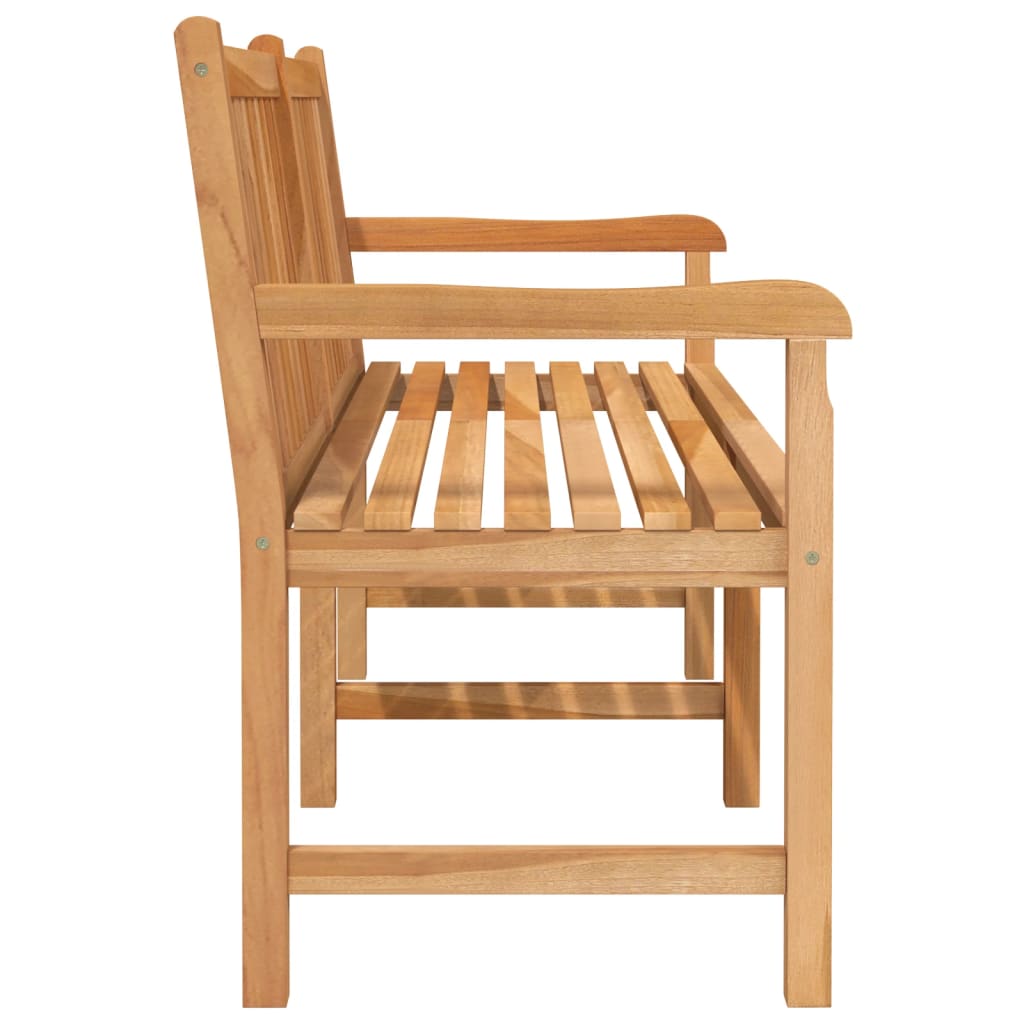 Gartenbank 114 cm Massivholz Teak