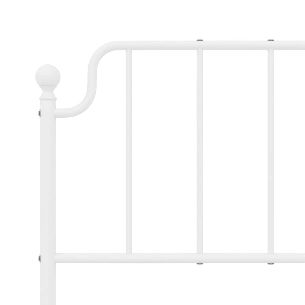 Ersatz-Kopfteil Metall Schwarz 135 cm