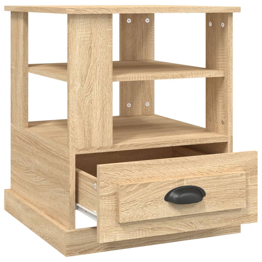 Beistelltisch Weiß 50x50x60 cm Holzwerkstoff
