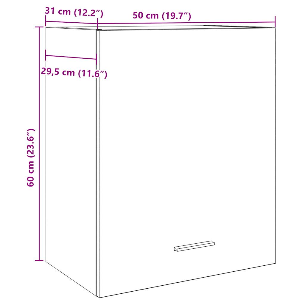Unterschrank Lyon Weiß 60x46x81,5 cm Holzwerkstoff