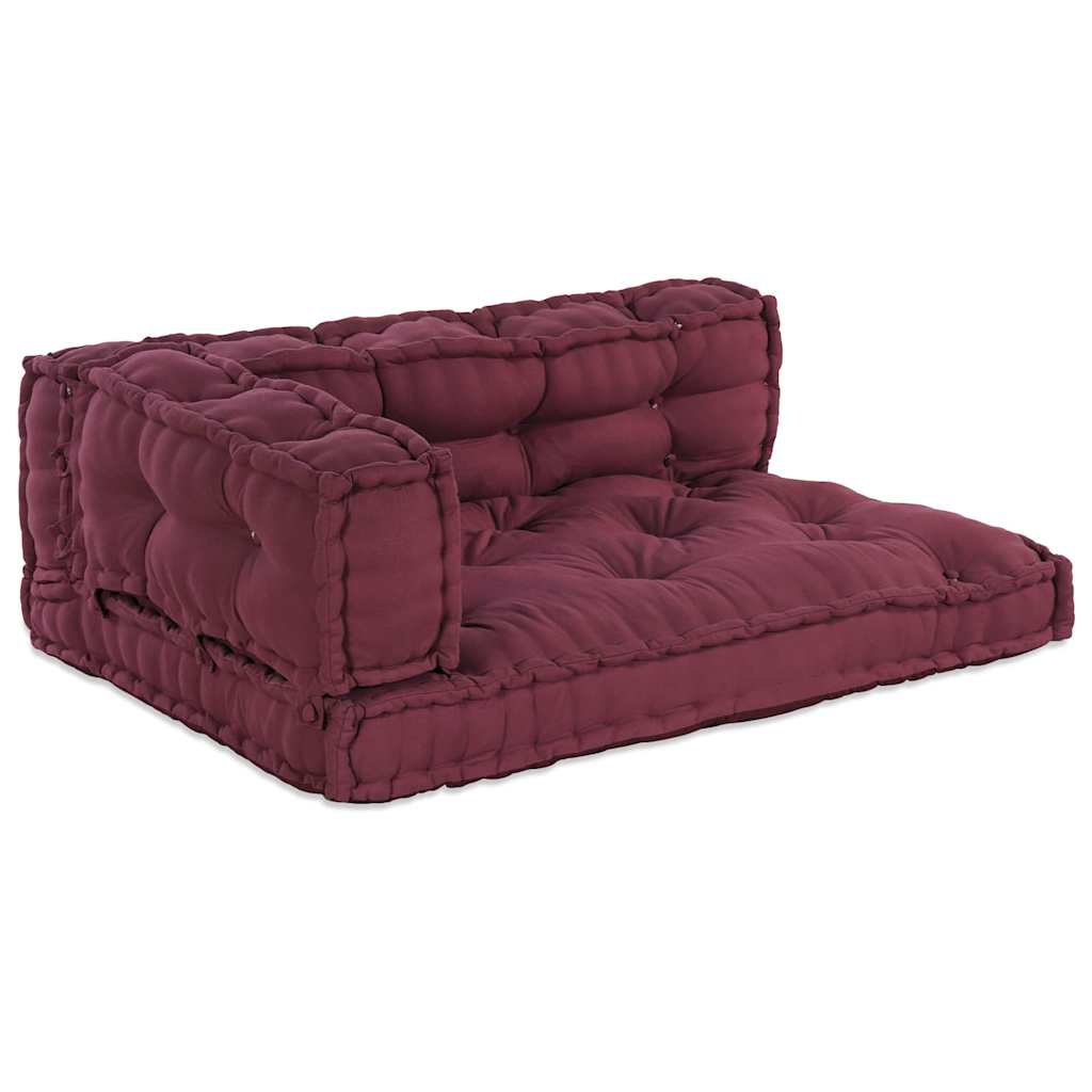 Palettensofa-Auflage Mehrfarbig Stoff Patchwork