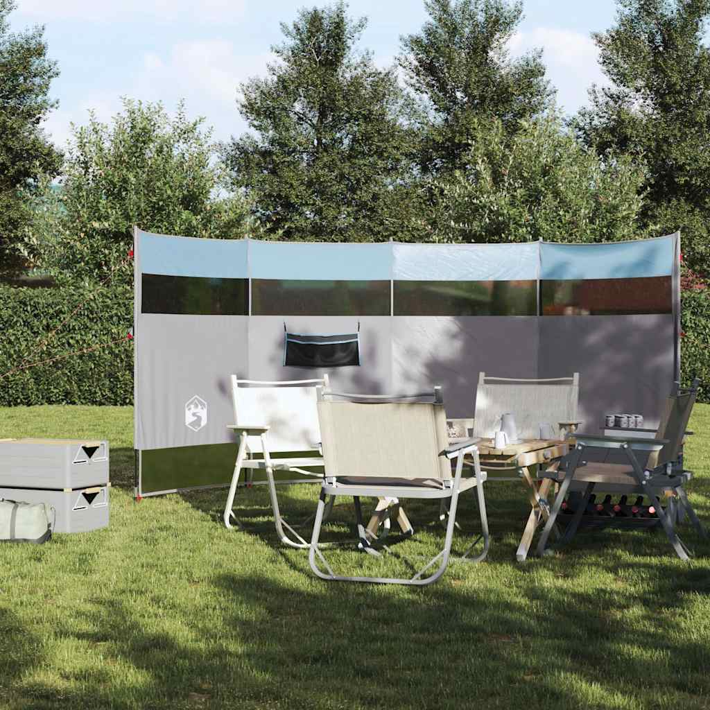 Camping-Windschutz Grün 510x153 cm Wasserdicht