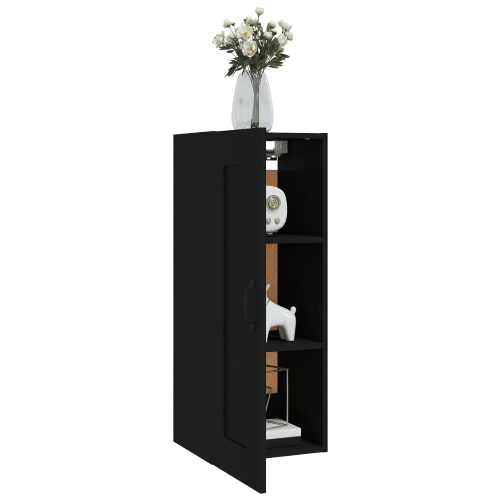 Hängeschrank Weiß 35x34x90 cm Holzwerkstoff