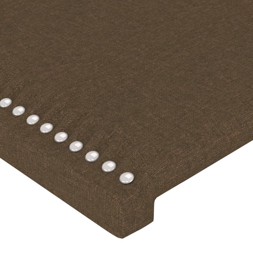 Kopfteil Dunkelgrau 80 x 5 x 118/128 cm Stoff