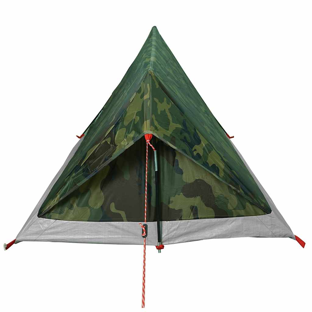 Campingzelt 2 Personen Olivgrün Wasserdicht