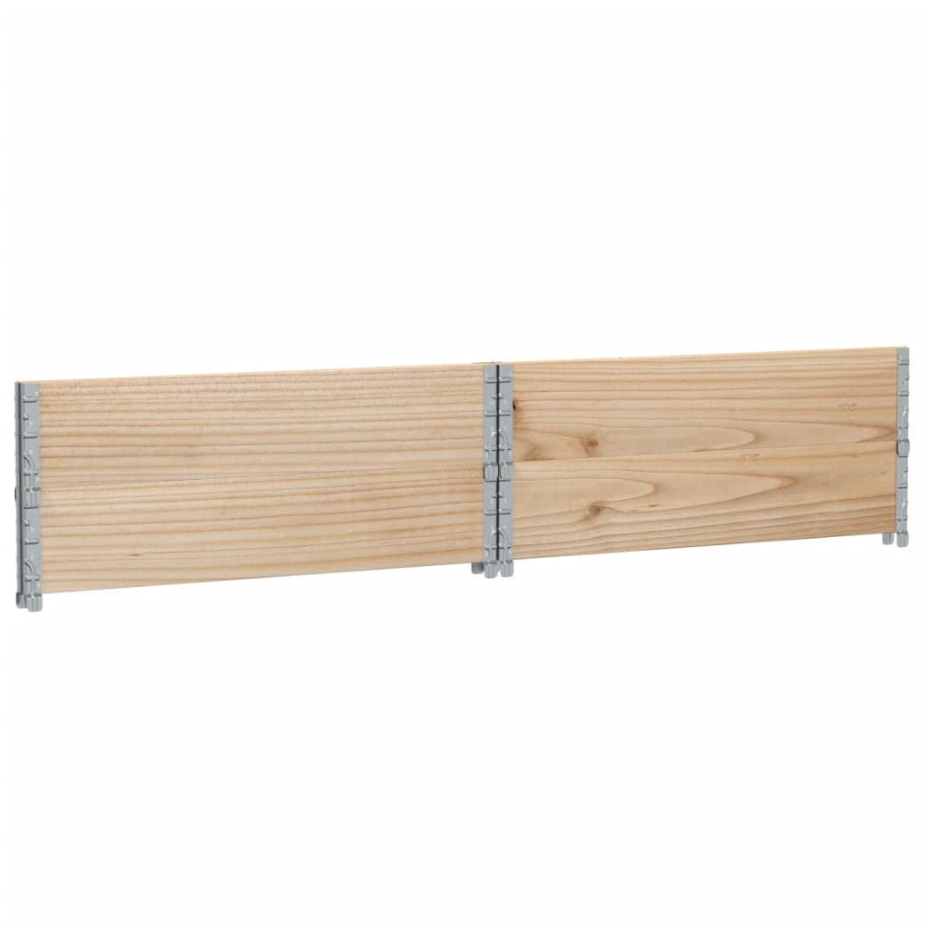 Pflanzkasten Grau 150x100 cm Massivholz Kiefer