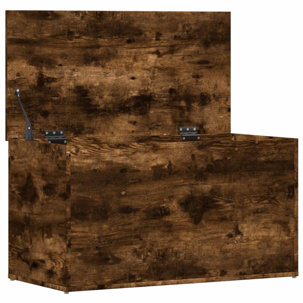 Aufbewahrungstruhe Weiß 84x42x46 cm Holzwerkstoff