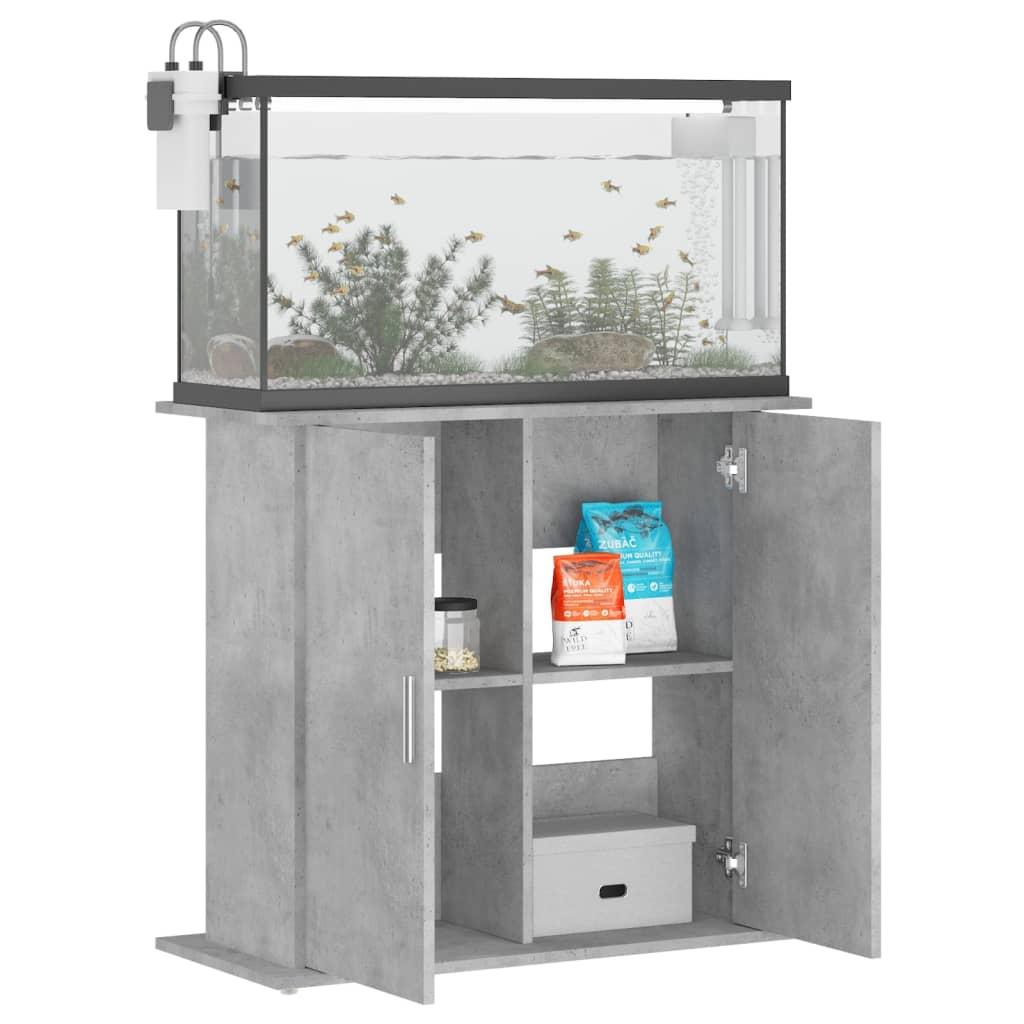 Aquariumständer Weiß 81x36x73 cm Holzwerkstoff