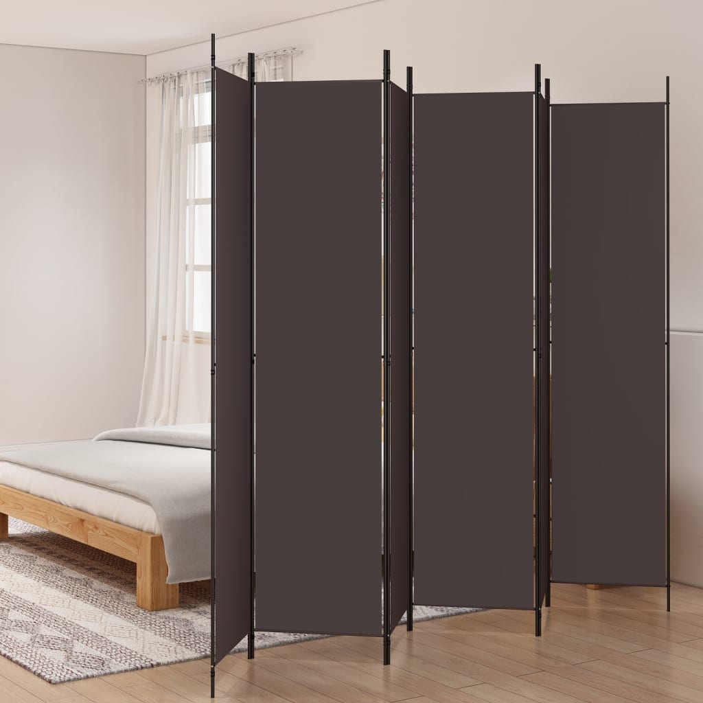 3-teiliger Raumteiler Beige 150 x 220 cm Stoff