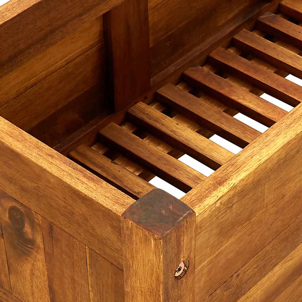 Garten-Hochbeet Akazienholz 76x27,6x25 cm