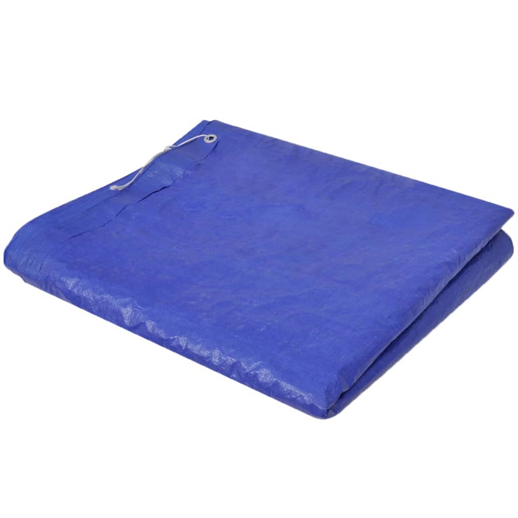 Poolabdeckungen 2 Stk. PE Rechteckig 90 g/m² 394x207 cm