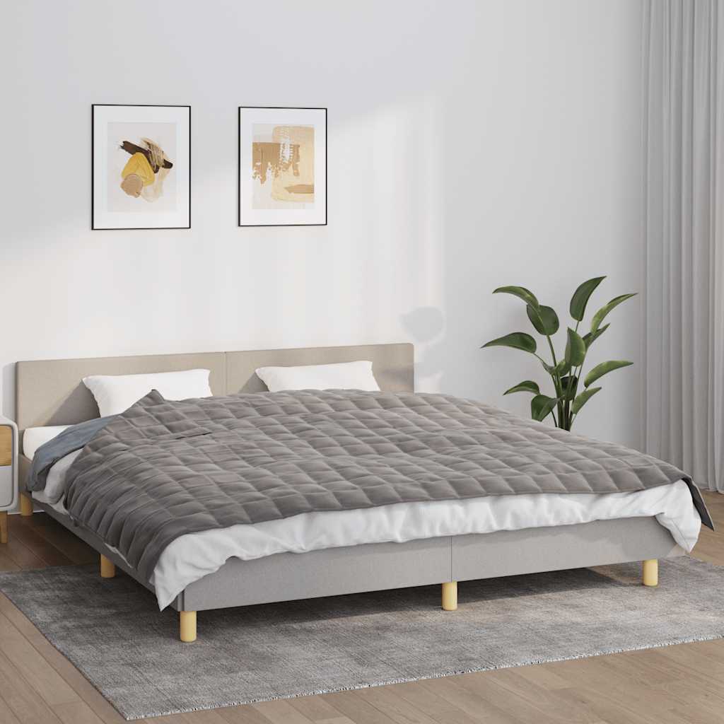 Gewichtsdecke Grau 122x183 cm 5 kg Stoff