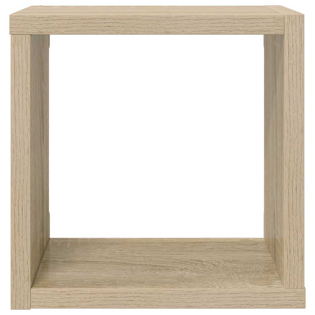 Würfelregale 2 Stk. Weiß 30x15x30 cm