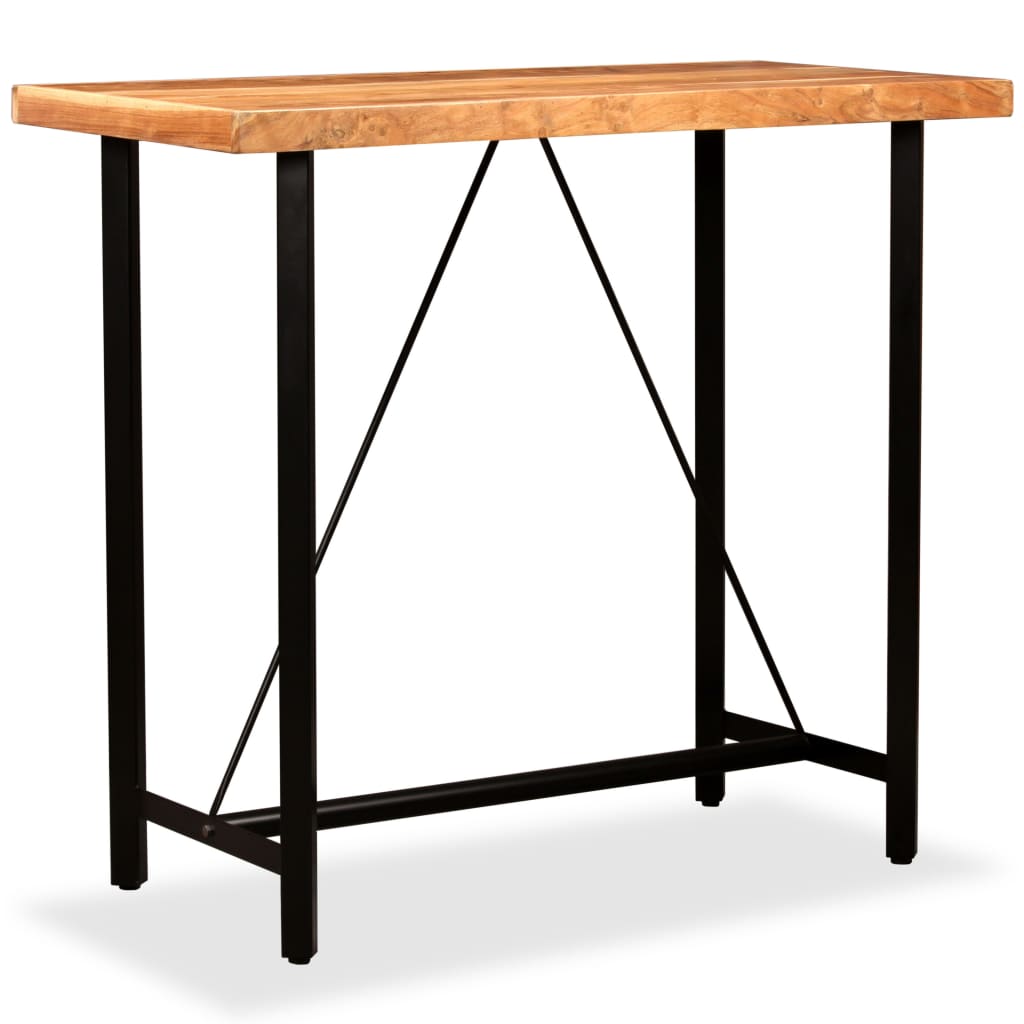 3-tlg. Bar-Set Massivholz Akazie und Altholz