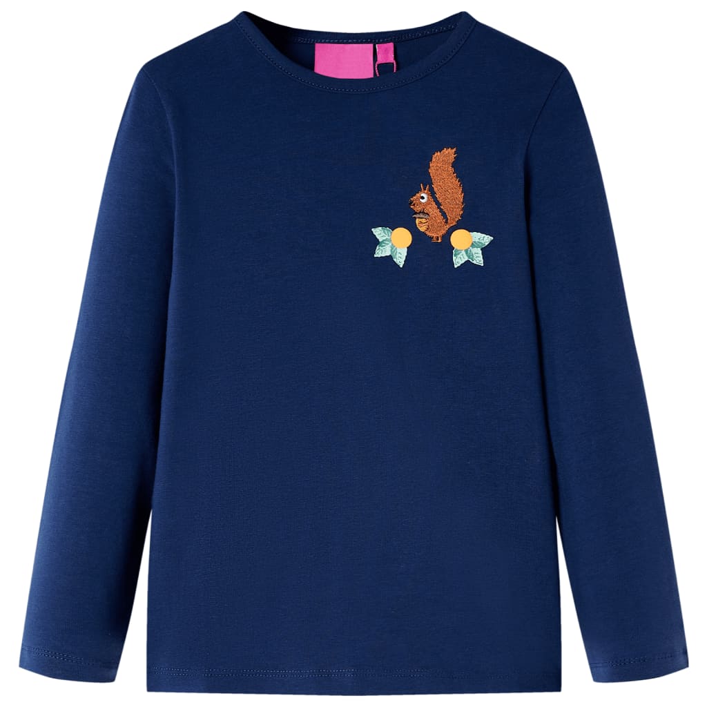 Kinder-Langarmshirt Hellrosa 104
