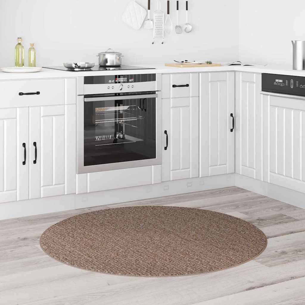 Anti-Rutsch Shaggy Teppich Dunkelgrau 200 x 200 cm PP