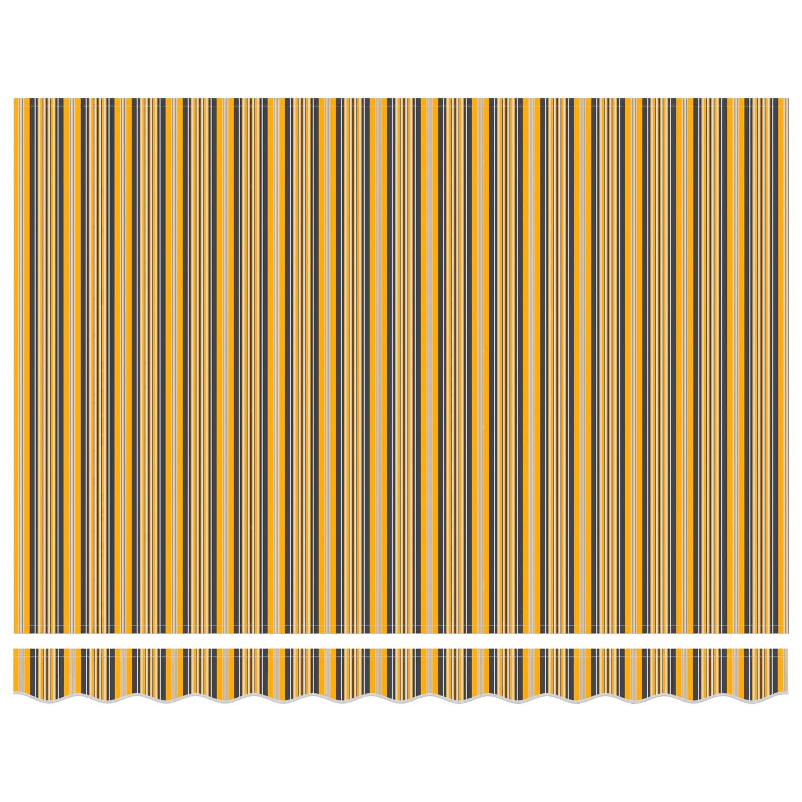 Markise Manuell Einziehbar mit LED 300x250 cm Blau und Weiß