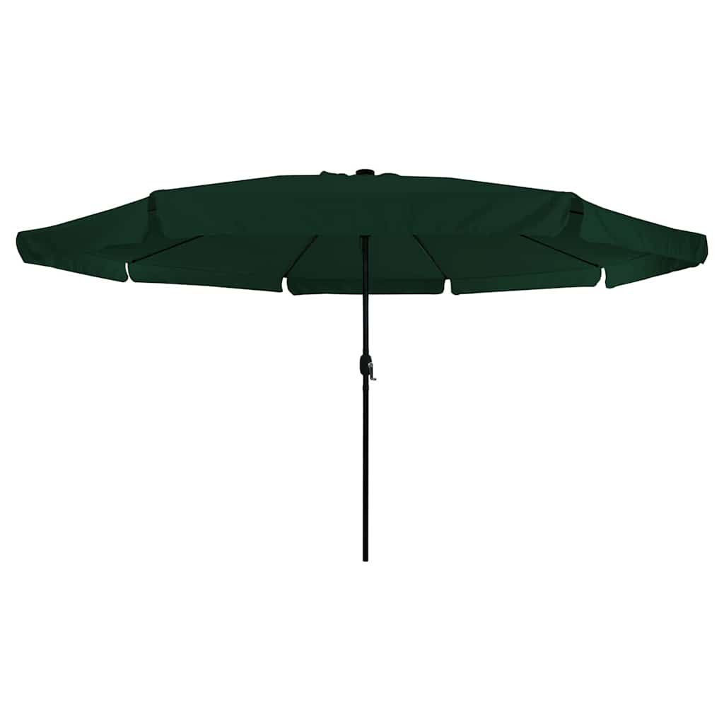 Garten-Sonnenschirm Sand und Anthrazit 395 x 395 x 245 cm