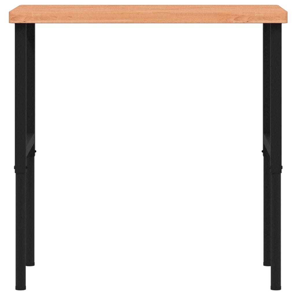 Werkbank 100x60x(71,5-98) cm Massivholz Buche Rechteckig