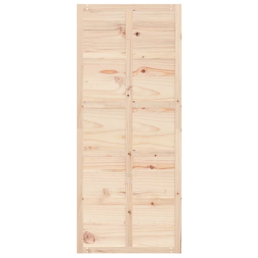 Scheunentür 90x1,8x214 cm Massivholz Kiefer