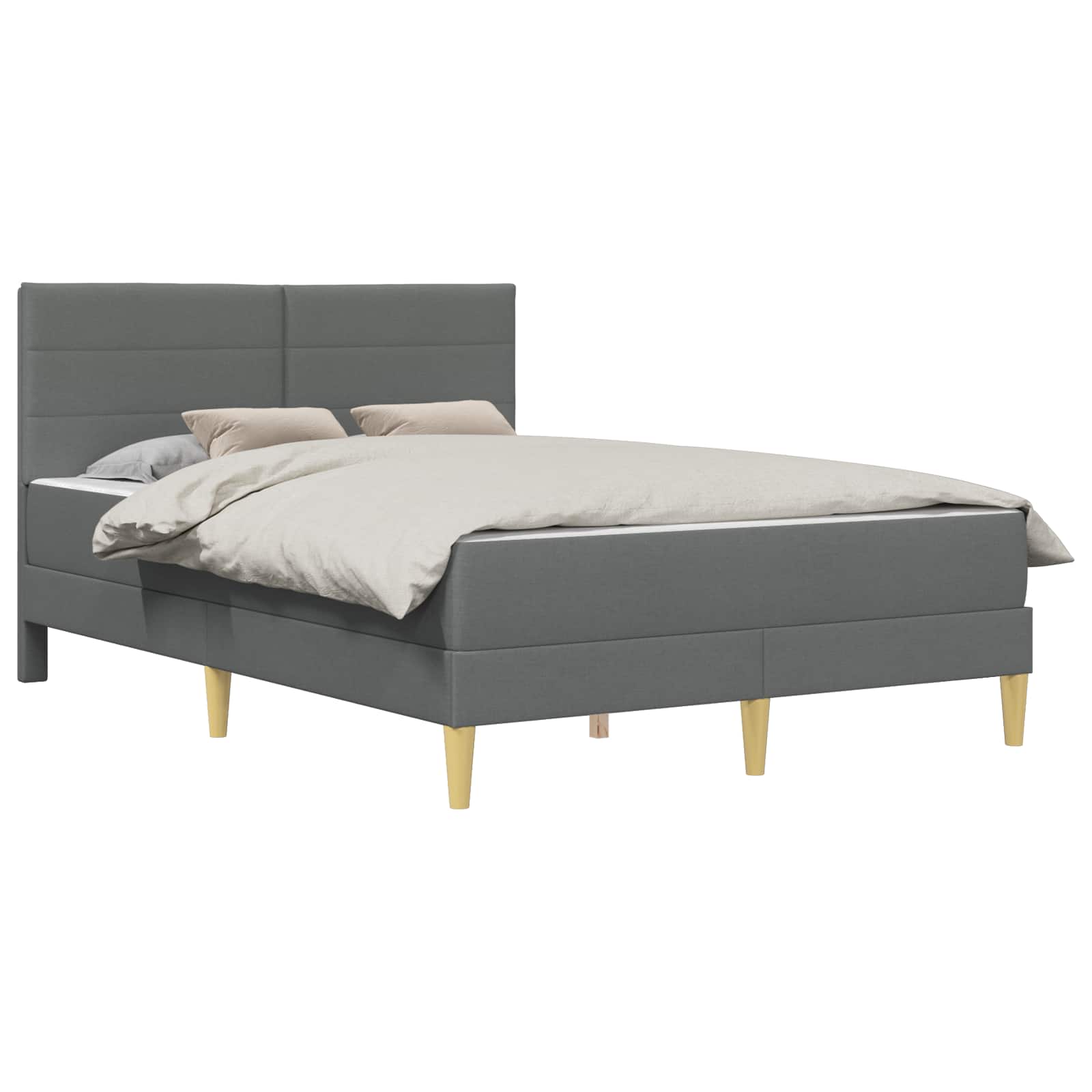 Bettrahmen Hellgrau 80 x 200 cm Polyester