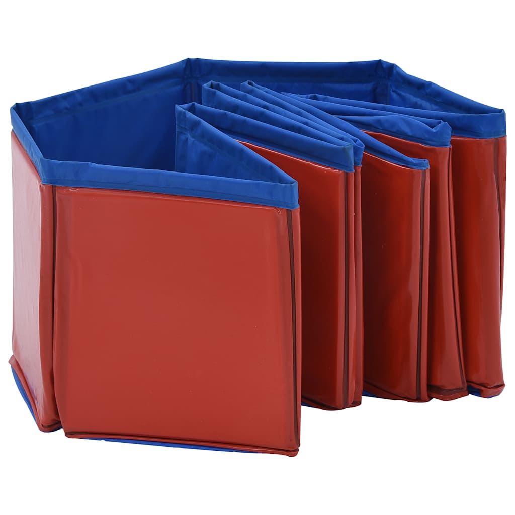 Hundepool Rot Ø200 x 30 cm Dicker PVC