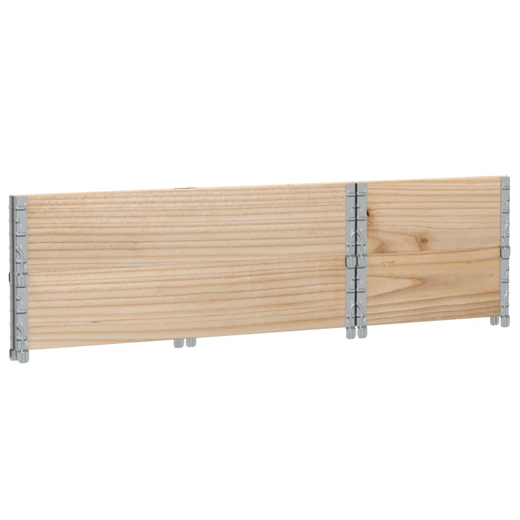Pflanzkasten Grau 150x100 cm Massivholz Kiefer