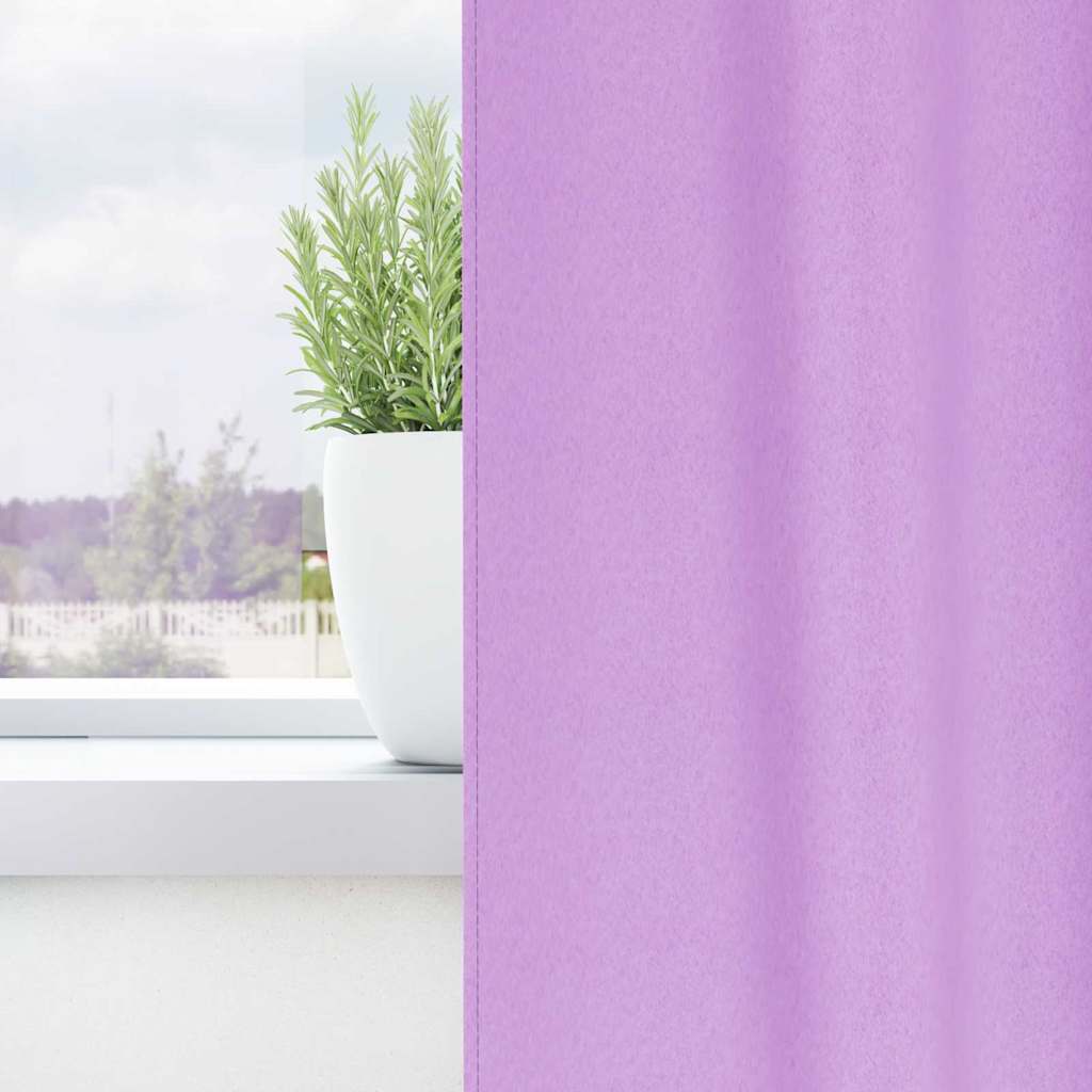 Verdunkelungs-Vorhänge mit Ringen 2 pcs Beige 140 x 140 cm
