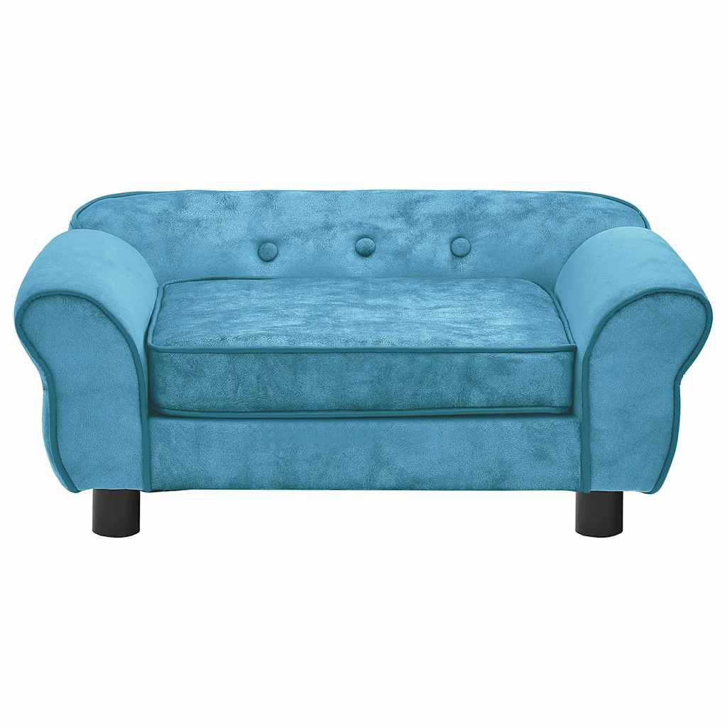 Hundesofa Dunkelgrau 72x45x30 cm Plüsch