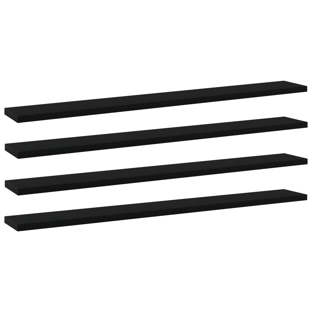 Bücherregal-Bretter 4 Stk. Weiß 40x10x1,5 cm Holzwerkstoff