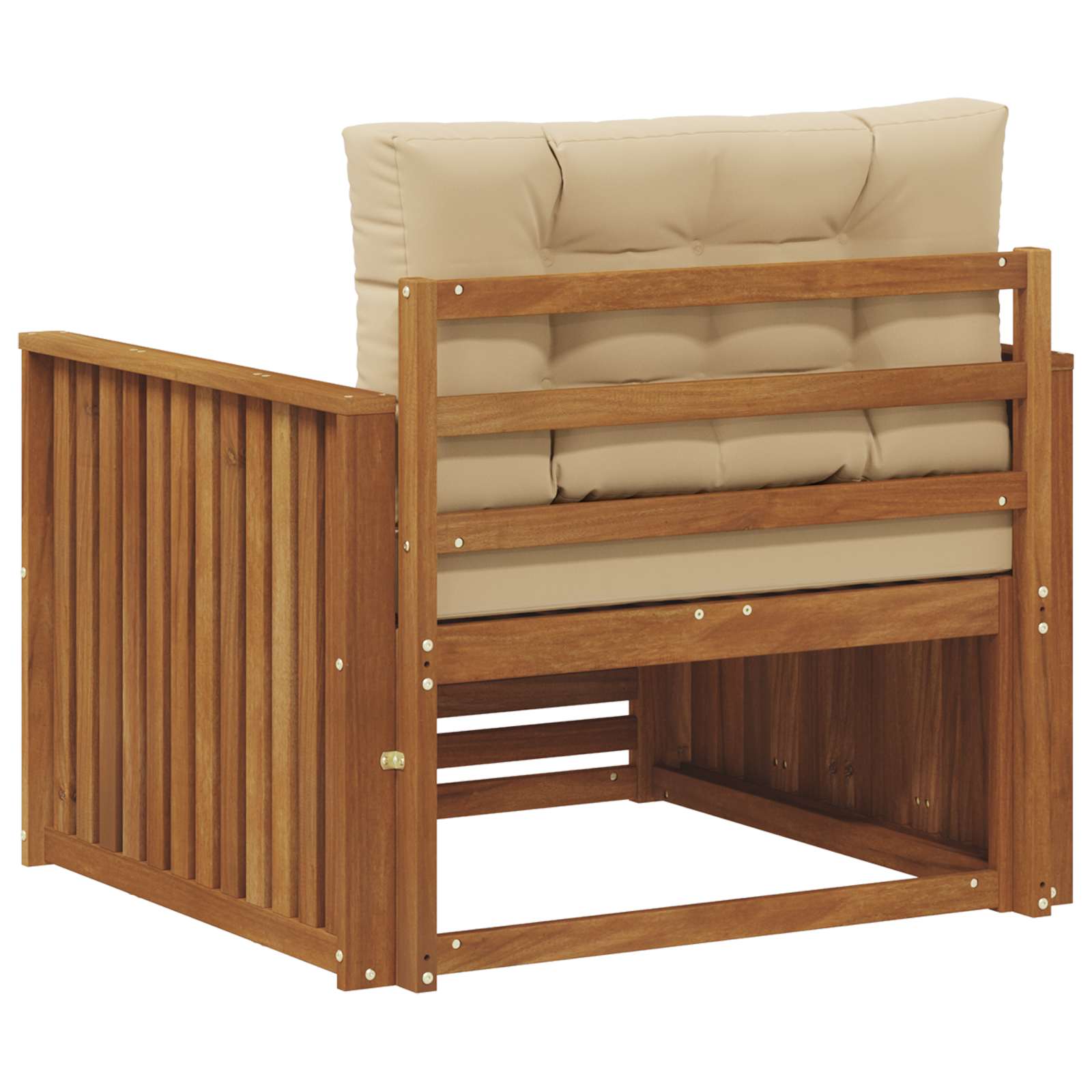 2 Stück Outdoor-Sofa Natur