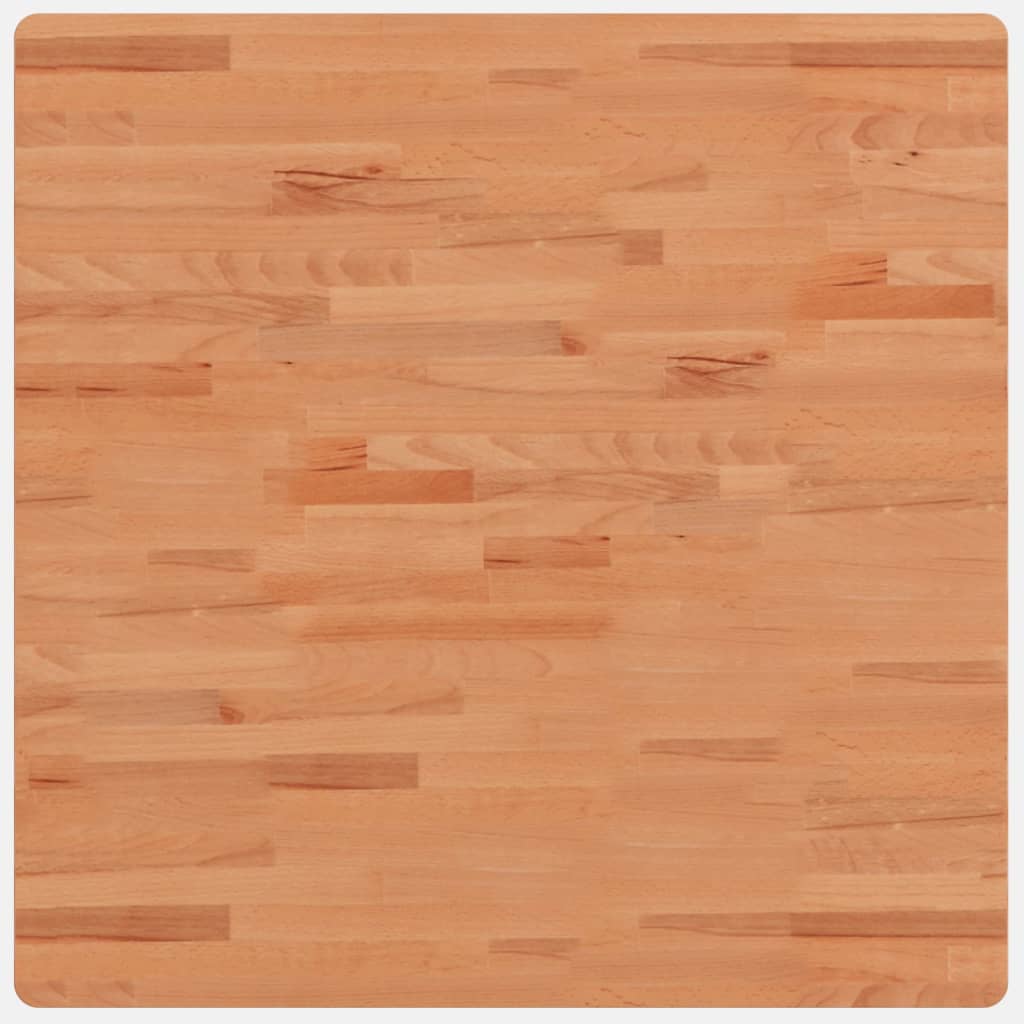 Tischplatte Ø30x1,5 cm Rund Massivholz Buche