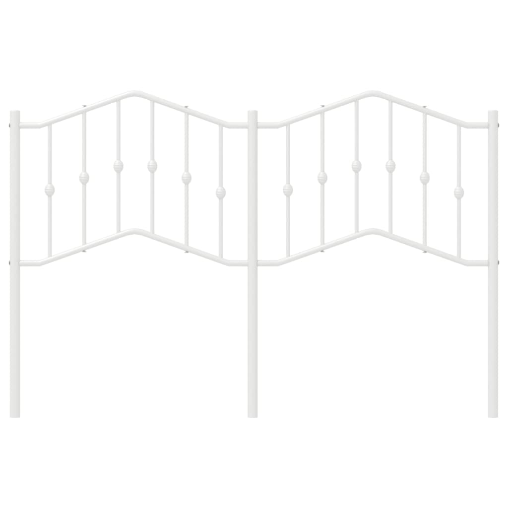 Ersatz-Kopfteil Metall Schwarz 90 cm