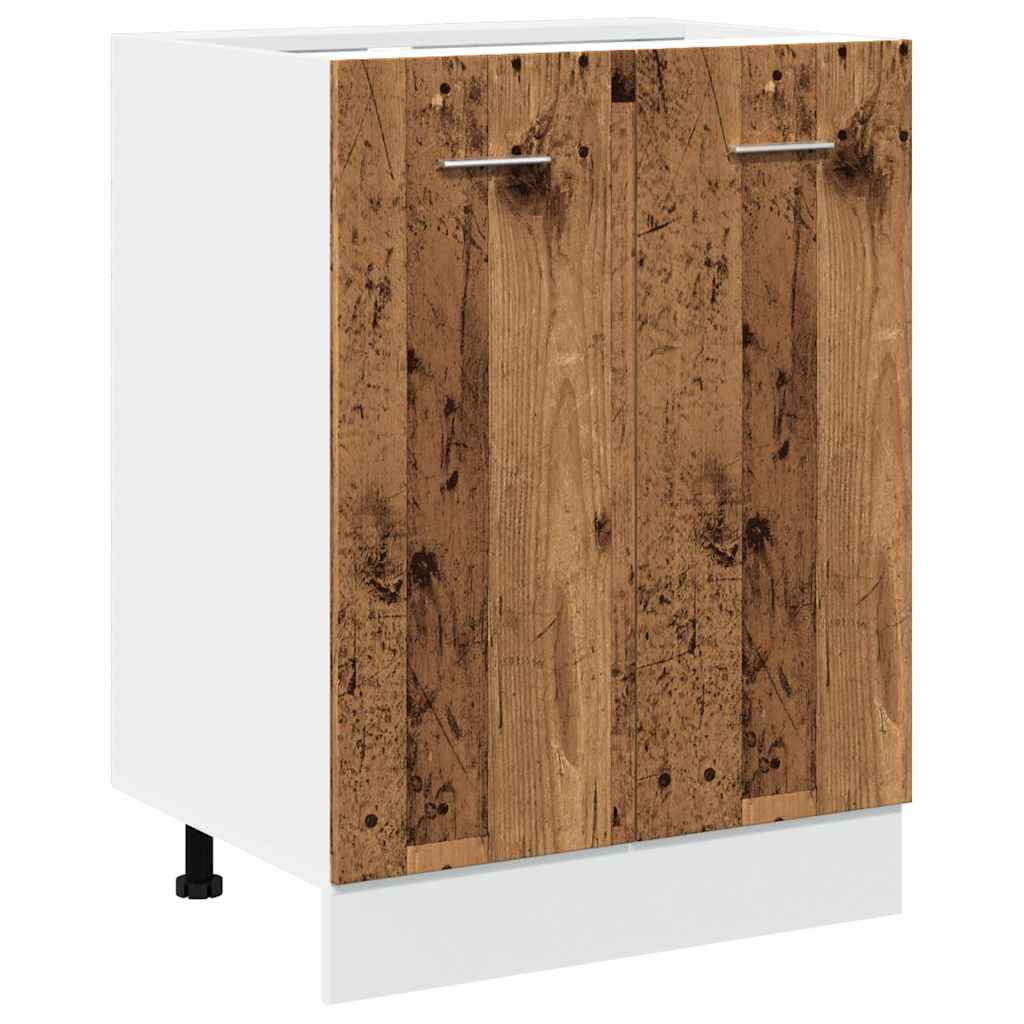 Unterschrank Lyon Weiß 60x46x81,5 cm Holzwerkstoff